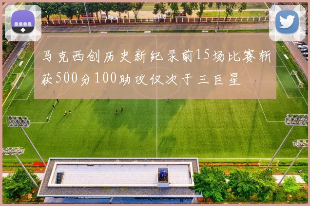 马克西创历史新纪录前15场比赛斩获500分100助攻仅次于三巨星